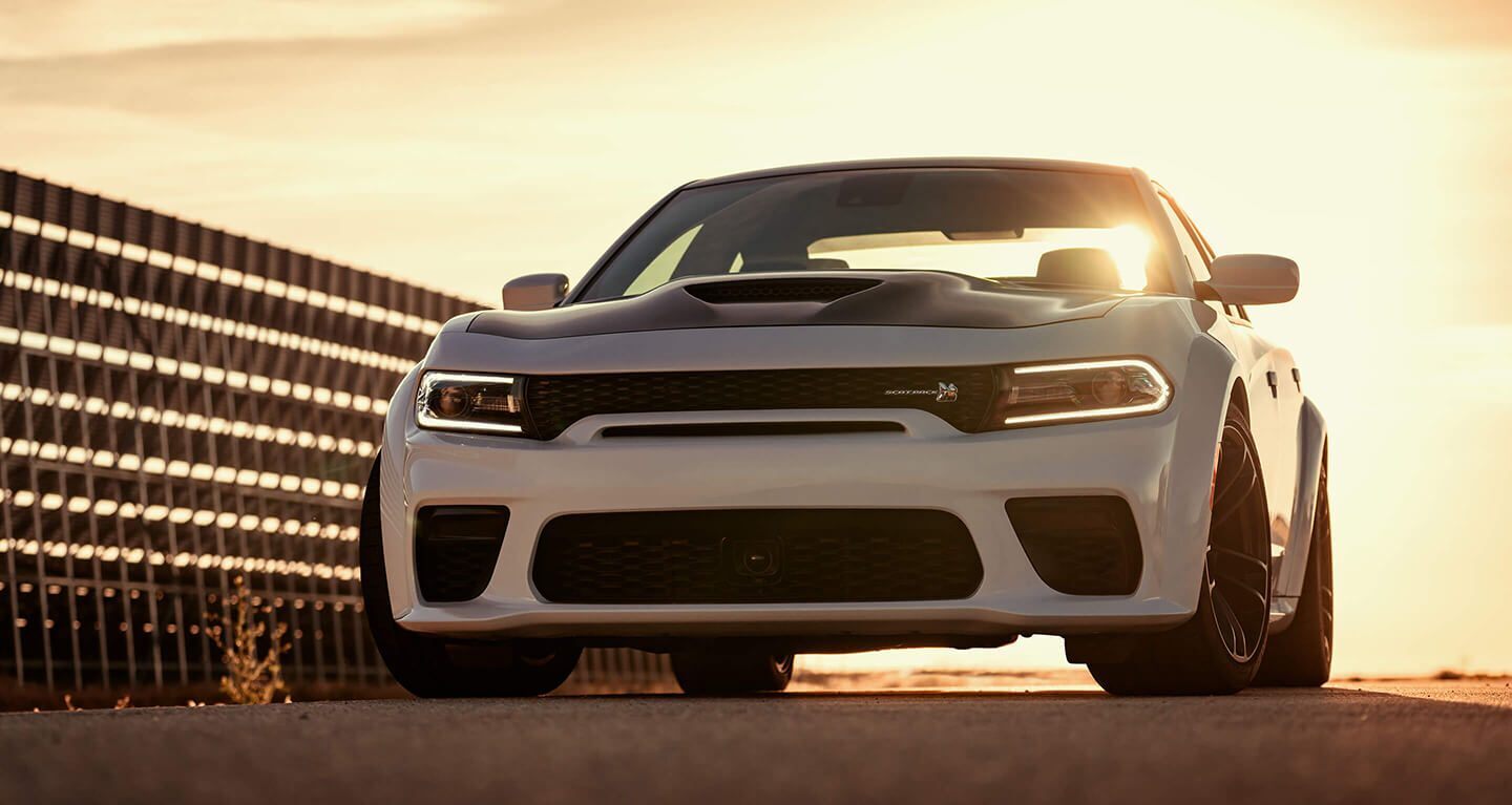2020 Dodge Charger White Exterior Front View
